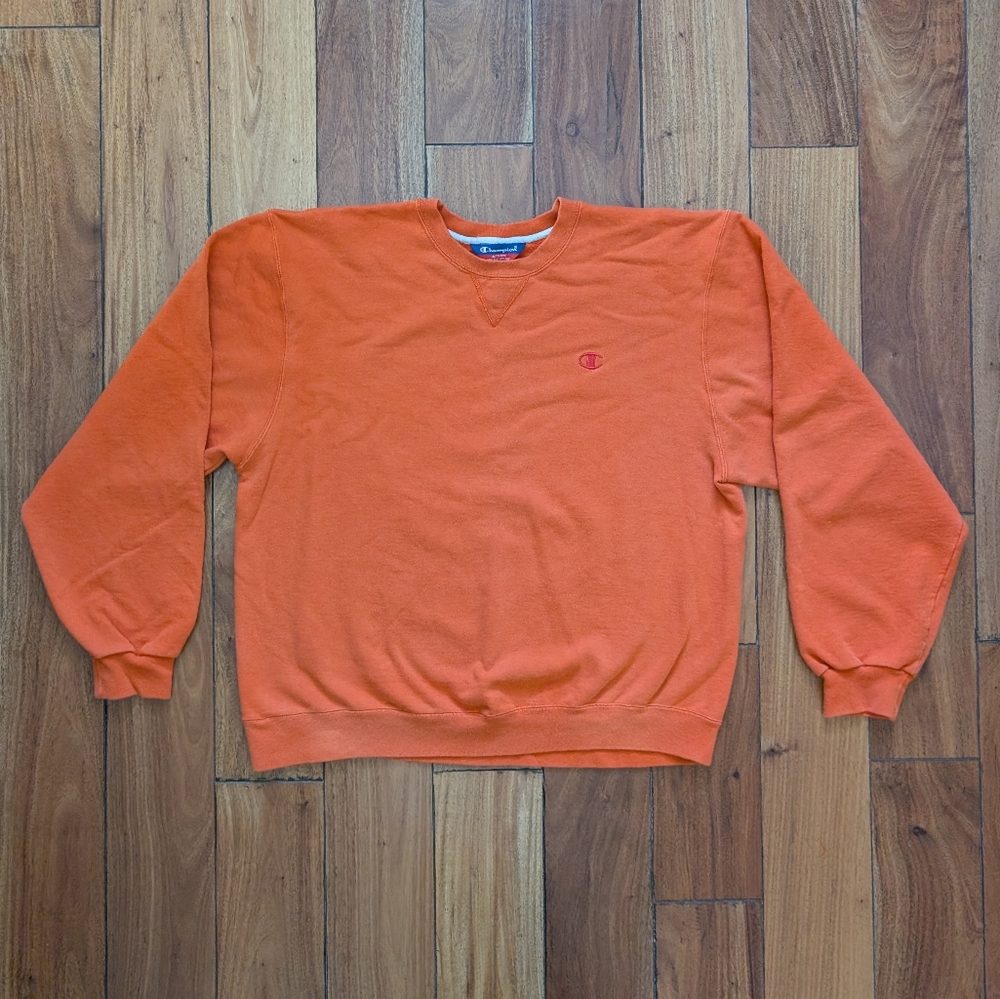 Champion Vintage Orange Crewneck (XL)